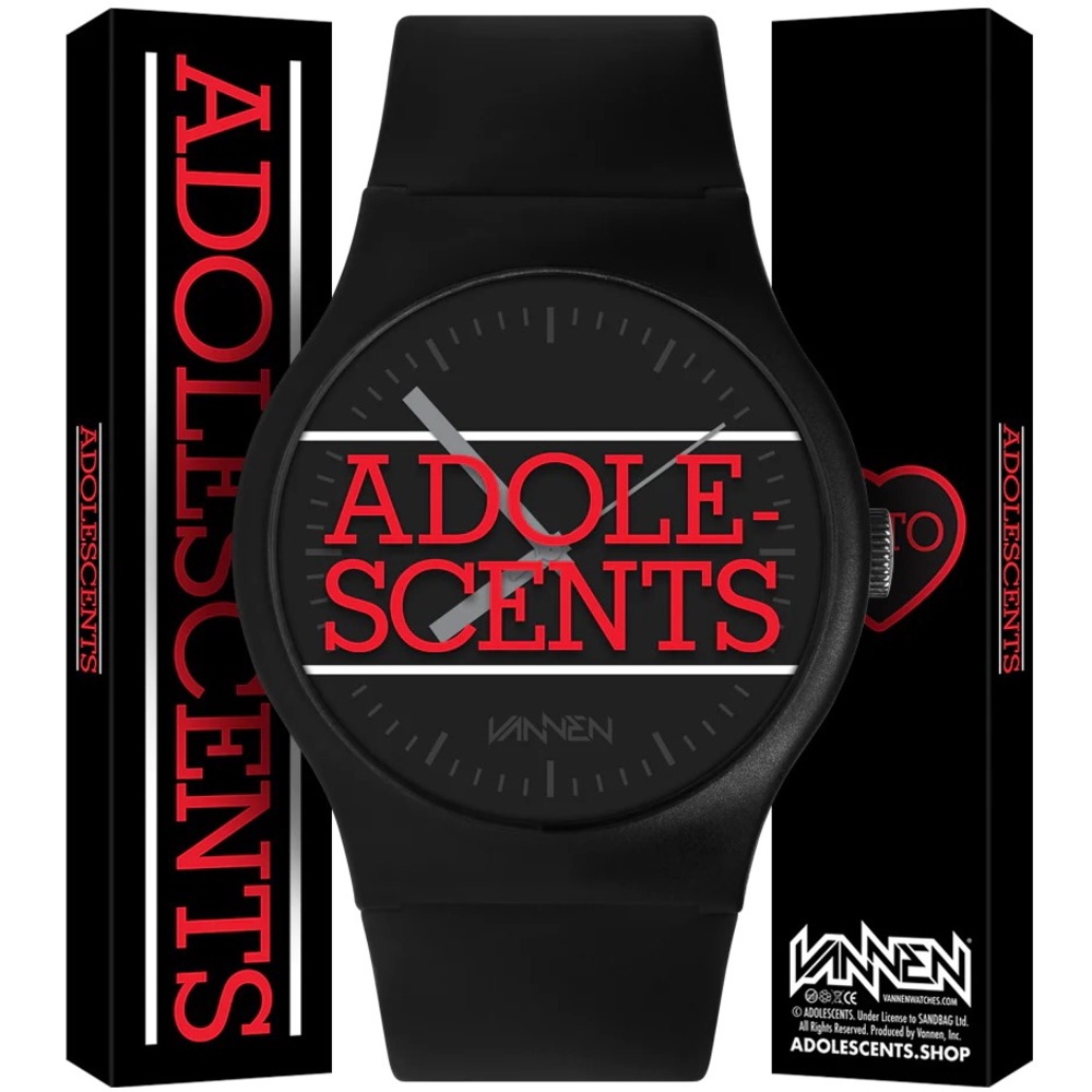 Adolescents x Vannen black variant watch